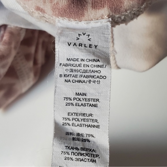 Varley Pink Duncan Snake-print legging Size Small EUC - Picture 7 of 16